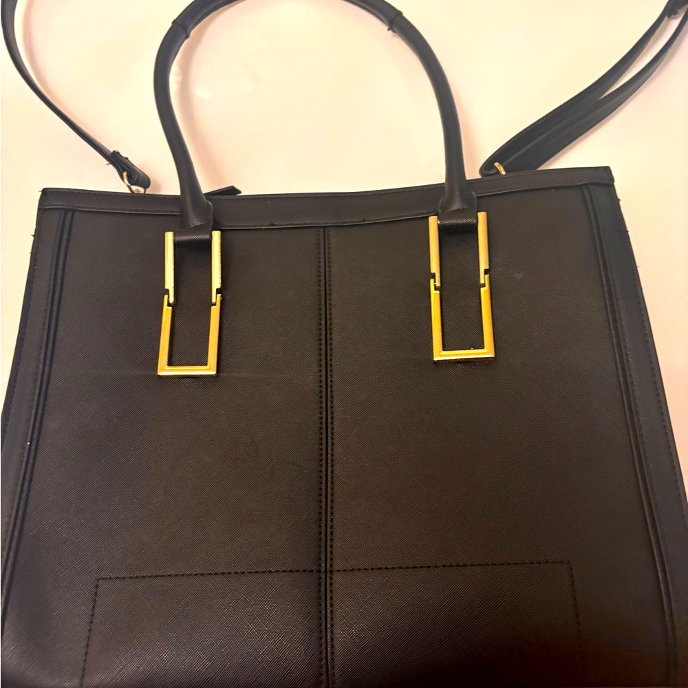 Elegant Black Tote Bag